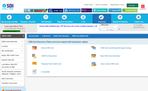 SBI ATM Card Apply 2024